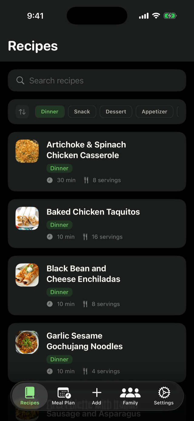 Boxtro Kitchen — the shared family library